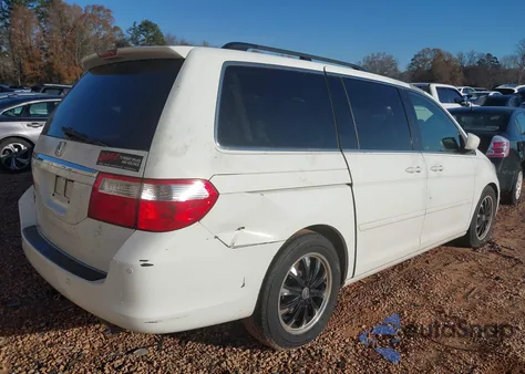 2007 Honda Odyssey Touring из США, поврежденный, VIN 5FNRL38897B088701